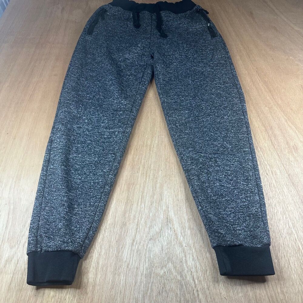 Phat Farm Men's Jogger Sweatpants Gray Fleece Lined Size S Elastic Waist Pockets
